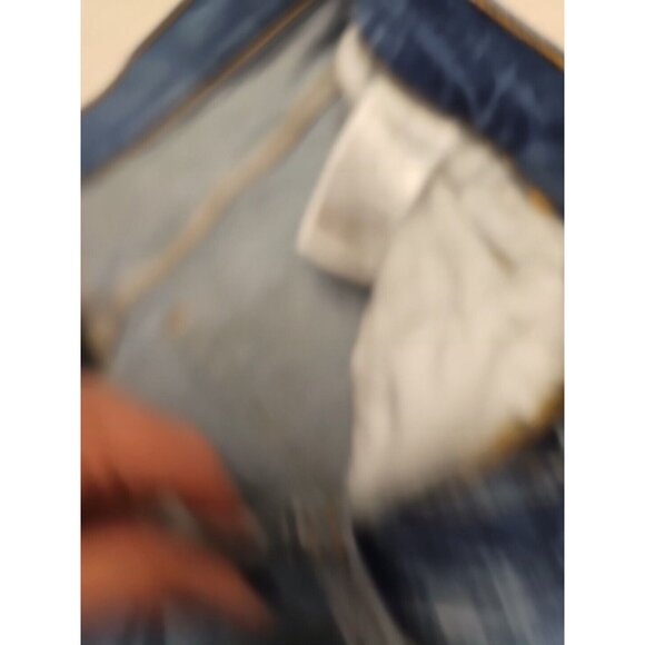 Old Navy Shorts Womens 14 Sky Hi Extra High Rise Distressed Button Fly Denim - Picture 5 of 7